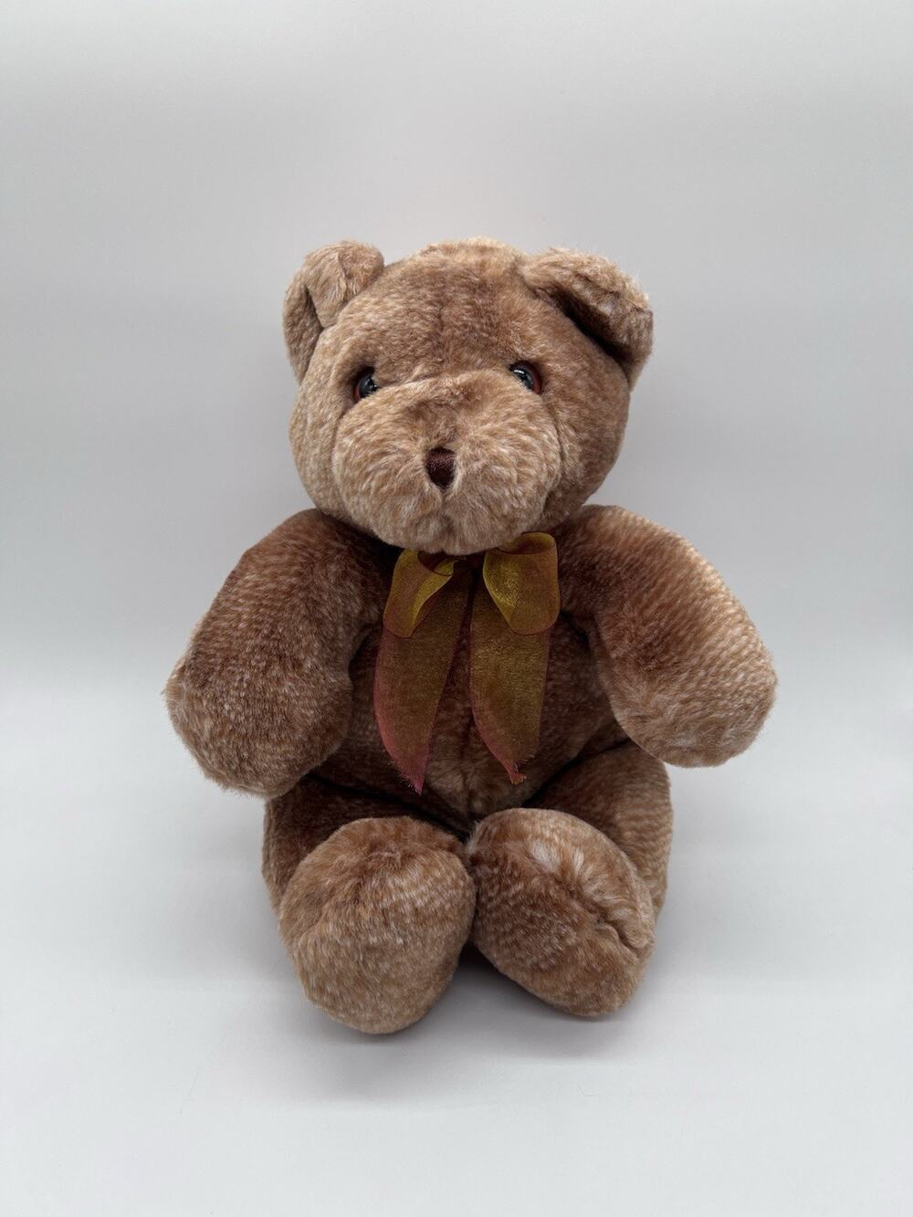 Toys R Us Exclusive Animal Alley Brown Teddy Bear w/ Bow Plush Stuffed Toy 2000